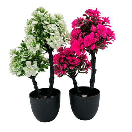 Artificial Plants Tree With Pot (Pack Of 2)