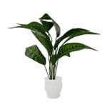 Artificial Decorative Plants Leaf With Pot