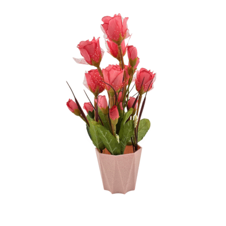 Artificial Decoration Plants Flowers With Pot